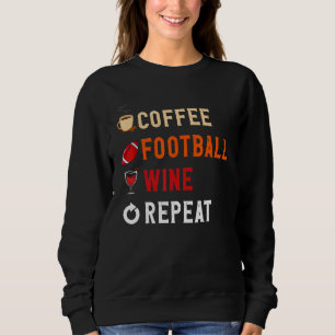 Moletom Amante de Bebidas Engraçado Café, Futebol, Vinho R