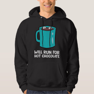 Moletom Amante de Chocolate Quente Engraçado Vai Correr po
