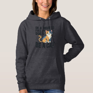 Moletom Amante de Gatos Antigos Seja um Gato Design Gráfic