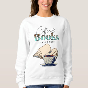 Moletom Amante de Livros Antigos e Café