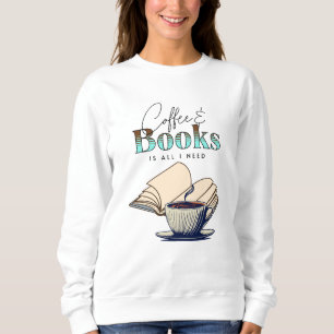 Moletom Amante de Livros Antigos e Café