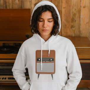 Moletom Amante de Música Retro de Meados do Século