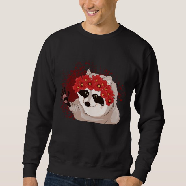 Moletom Amante de os animais Floral Panda Fllower Forest A (Frente)