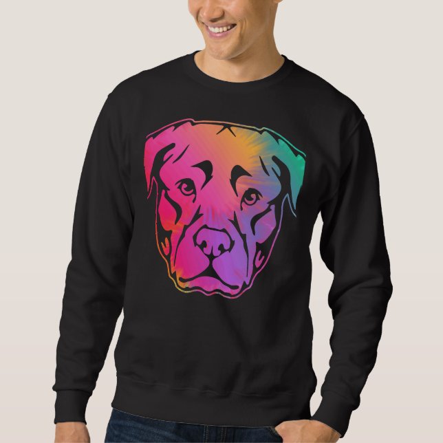 Moletom Amante de os animais Pet Owner Pitbull Face (Frente)