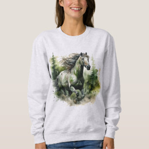 Moletom Amantes de cavalos bonitos, personalizáveis