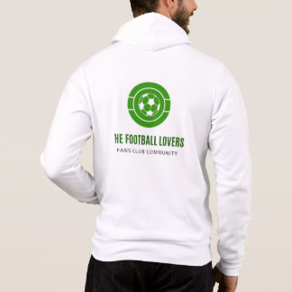 Moletom Amantes de futebol Zipped jaqueta