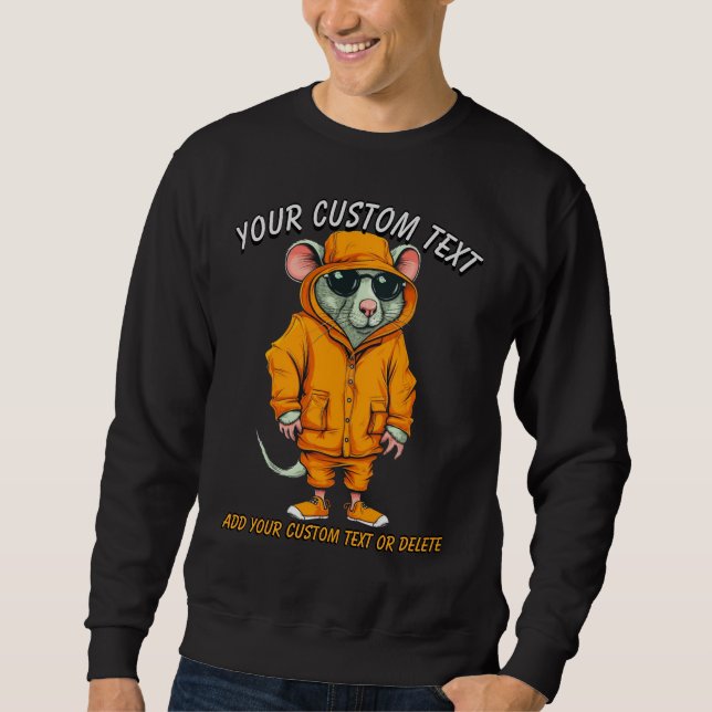 Moletom Amantes de Hamsters Moda Animal Elegante (Frente)