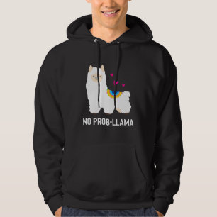 Moletom Amantes de os animais Cute Llama Alpaca Sem Prob L