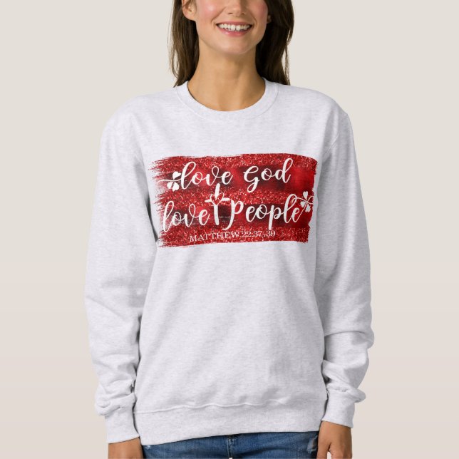 Moletom Amar Deus Pessoas (Frente)