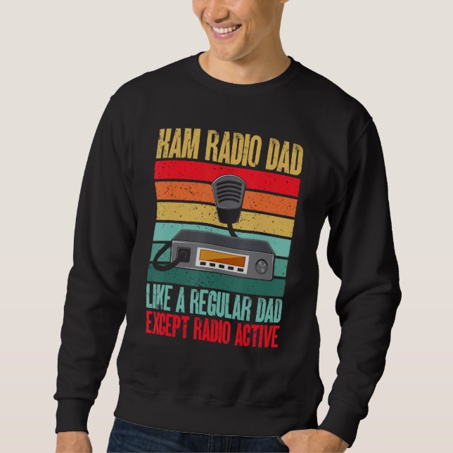 Moletom Amateur Radio Ham Radio Dad Radio Acitve (Frente)