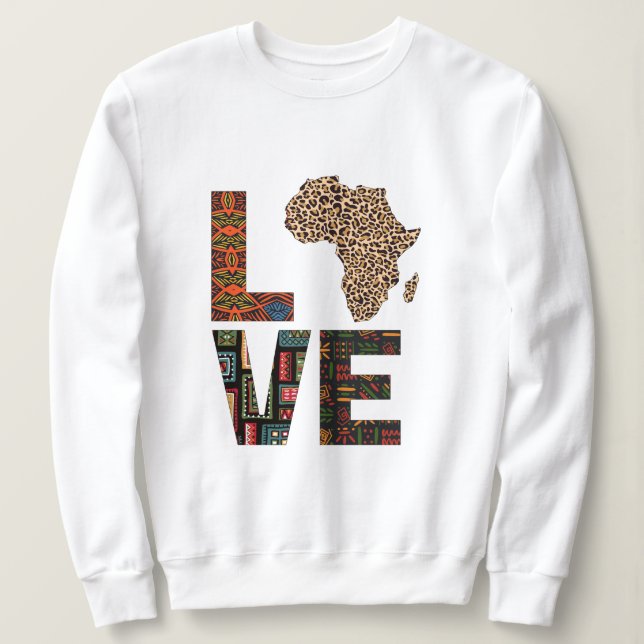 Moletom Ame a África  (Frente do Design)