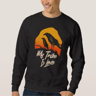 Moletom Ame A Minha Tribo Amando O Animal De Cultura Da Fa