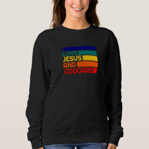 Moletom Ame Jesus E Cougars Mulher Madura Isca de Cougar