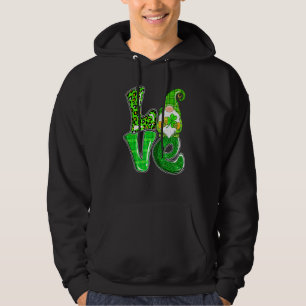 Moletom Ame Leopard St PattyDay Gnomos Segurando Shamrock