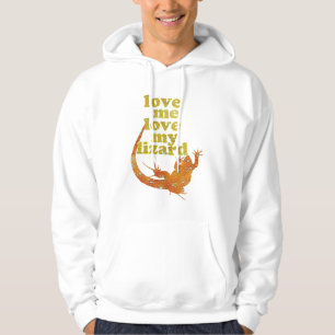 Moletom Ame Me Amando Meu Lagarto Estilo Vintage Animal de