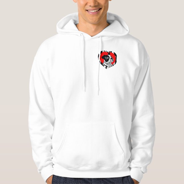 Moletom Ame Meu Boston Terrier Hoodie (Frente)