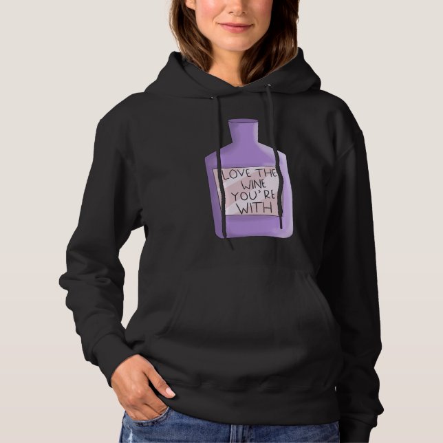 Moletom Ame O Vinho Que Você Está Com Geek De Vinho (Frente)