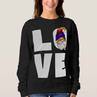 Moletom Ame Orgulho gay Gnome Para A Consciência LGBTQ Eng