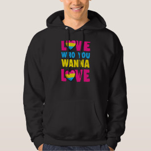 Moletom Ame Quem Você Quer Amar Um Orgulho Pansexual De Te