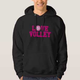 Moletom Ame sua camisola encapuçado do voleibol