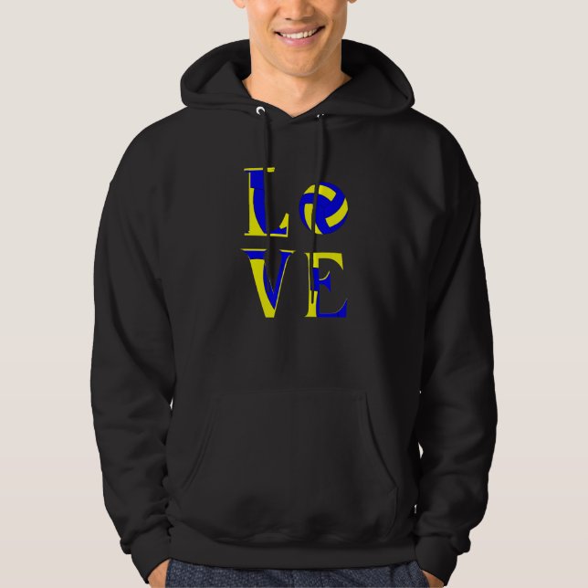 Moletom Ame Voleibol Cuta Para Meninas Adolescentes (Frente)