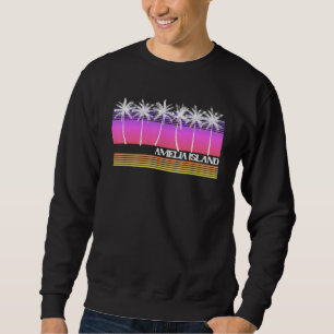 Moletom Amelia Island Retro Style Vintage Sunset 7