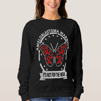 Moletom Ameloblastoma Warrior red ribbon butterfly awarene
