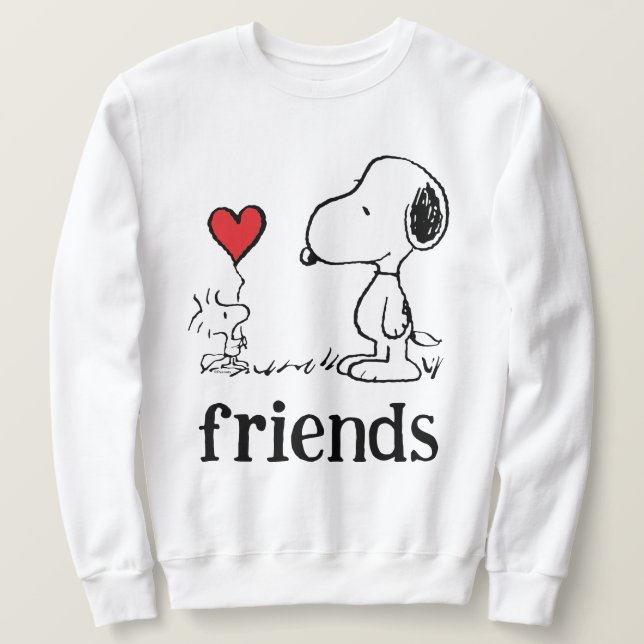 Moletom Amendoins | Amigos de Snoopy & Woodstock (Frente do Design)