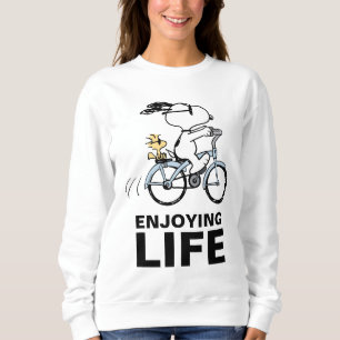 Moletom Amendoins   Bicicleta Snoopy & Woodstock
