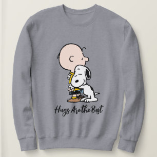 Moletom Amendoins   Charlie Brown & Snoopy Hug