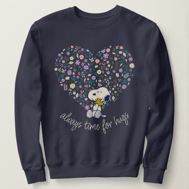 Moletom Amendoins Em Sangue | Snoopy Heart (Frente do Design)