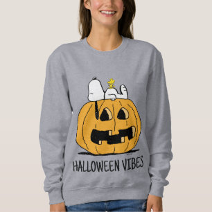 Moletom Amendoins   Esnoopia e Woodstock Jack-O-Lanterna