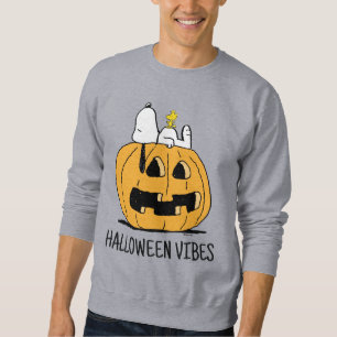 Moletom Amendoins   Esnoopia e Woodstock Jack-O-Lanterna