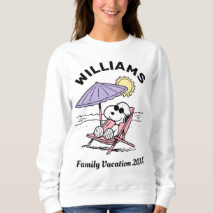 Moletom Amendoins   Férias Familiares de Snoopy Beach