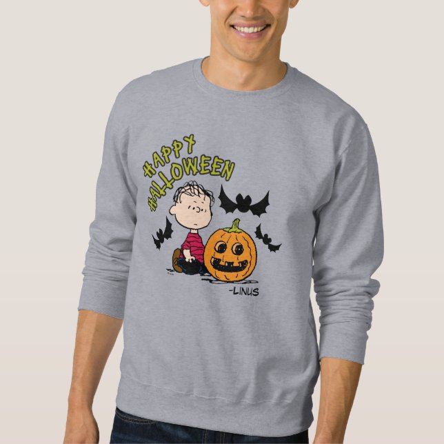 Moletom Amendoins | Happy Halloween Linus (Frente)