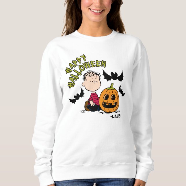 Moletom Amendoins | Happy Halloween Linus (Frente)