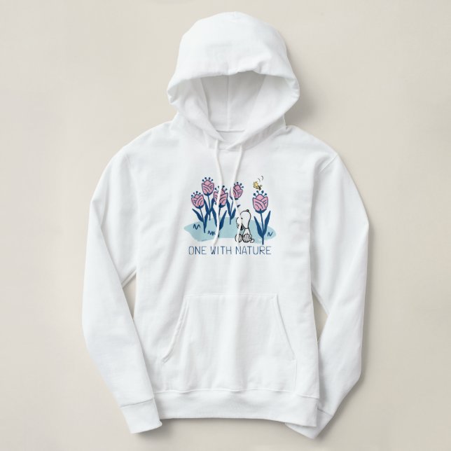 Moletom Amendoins | Jardim da Flor de Esnoopia e Madeira (Frente do Design)