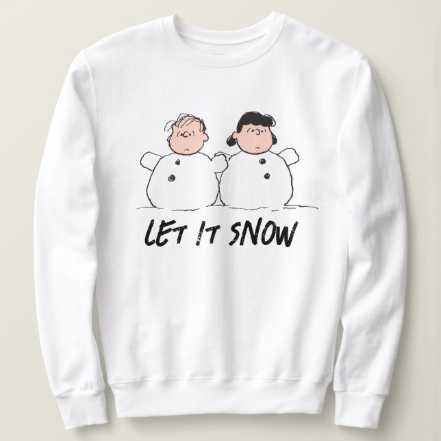 Moletom Amendoins | Linus & Lucy Snowmen (Frente do Design)