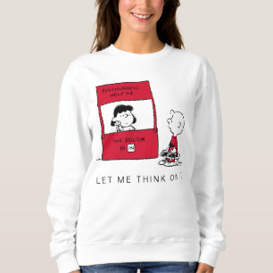 Moletom Amendoins Lucy Dá Conselhos A Charlie Brown