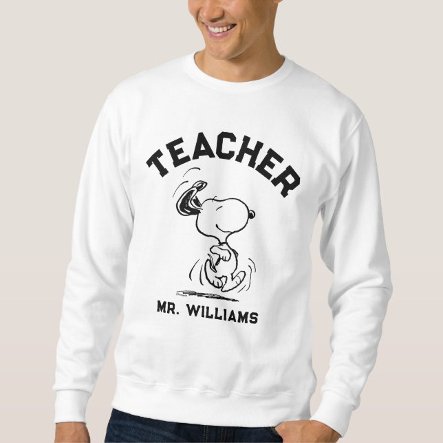 Moletom Amendoins | Professor de dança feliz de Snoopy (Frente)