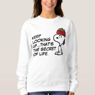 Moletom Amendoins Snoopy Balancing Your Dog Dish