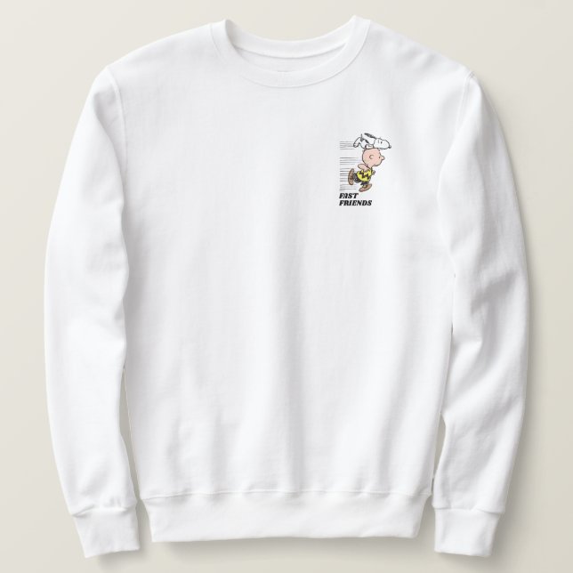 Moletom Amendoins | Snoopy & Charlie Brown Run (Frente do Design)