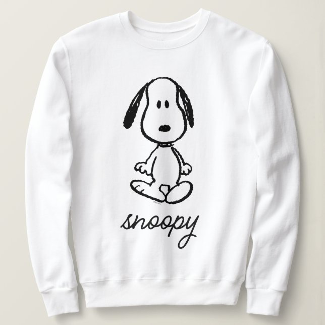Moletom Amendoins | Snoopy de altura (Frente do Design)
