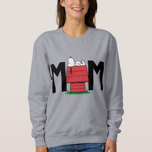 Moletom Amendoins Snoopy Dog House | Eu sou a mãe (Frente)