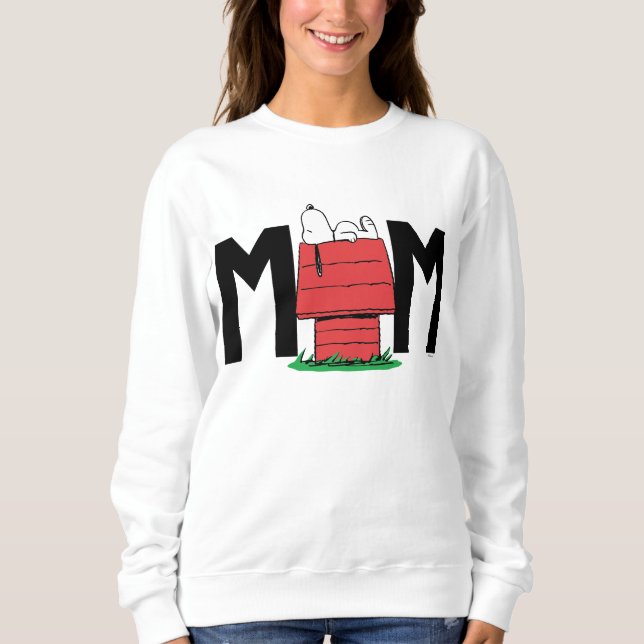 Moletom Amendoins Snoopy Dog House | Eu sou a mãe (Frente)