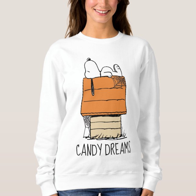 Moletom Amendoins | Snoopy Halloween Nap (Frente)