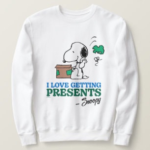 Moletom Amendoins Snoopy I Love Getting Present