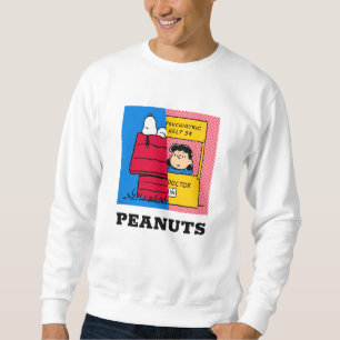 Moletom Amendoins Snoopy & Lucy Half & Half