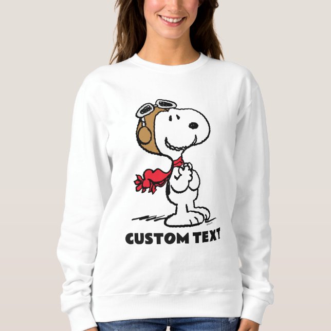 Moletom Amendoins | Snoopy O Áce Voador (Frente)