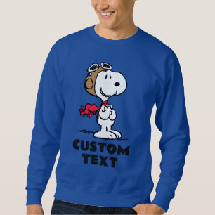 Moletom Amendoins Snoopy O Ás Voador